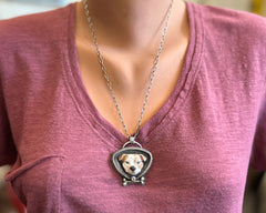 Smiling Pit Bull Necklace