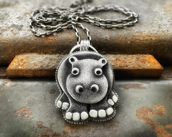 Hippo Necklace