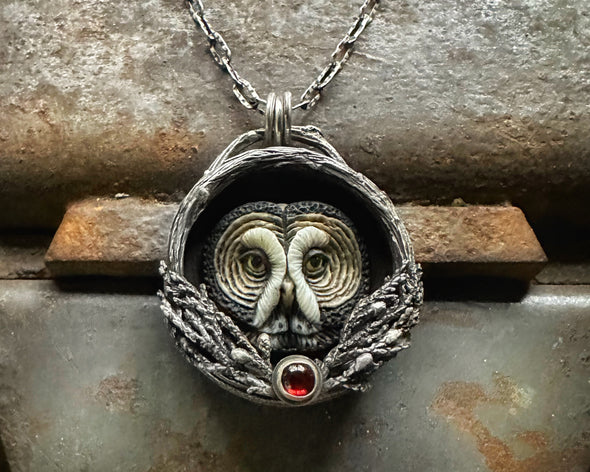 Great Grey Owl Necklace