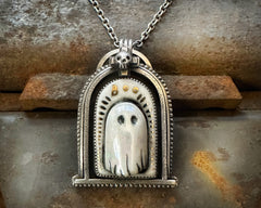 Porcelain Ghost Necklace