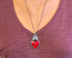 Sacred Heart with Rosarita Heart #1