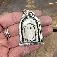 Porcelain Ghost Necklace