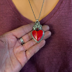 Sacred Heart with Rosarita Heart #1