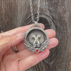 Great Grey Owl Necklace