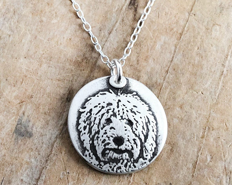 Goldendoodle necklace 2025