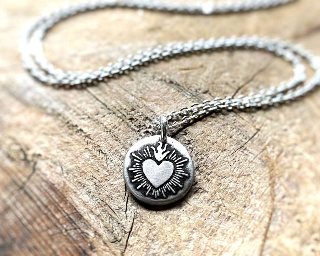 Tiny Heart Sterling Silver Pendant